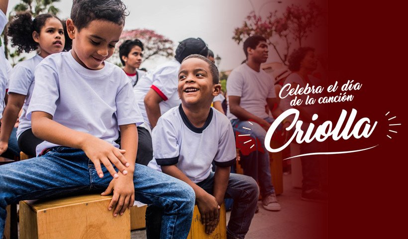 Celebra el Día de la Canción Criolla con niños en casa