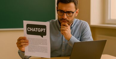 Cómo detectar si una tarea escolar fue hecha con ChatGPT u otra IA