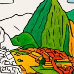 Machu Picchu para colorear: Dibujos gratis para niños y actividades educativas