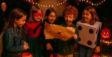 Cómo preparar una búsqueda del tesoro de Halloween en casa