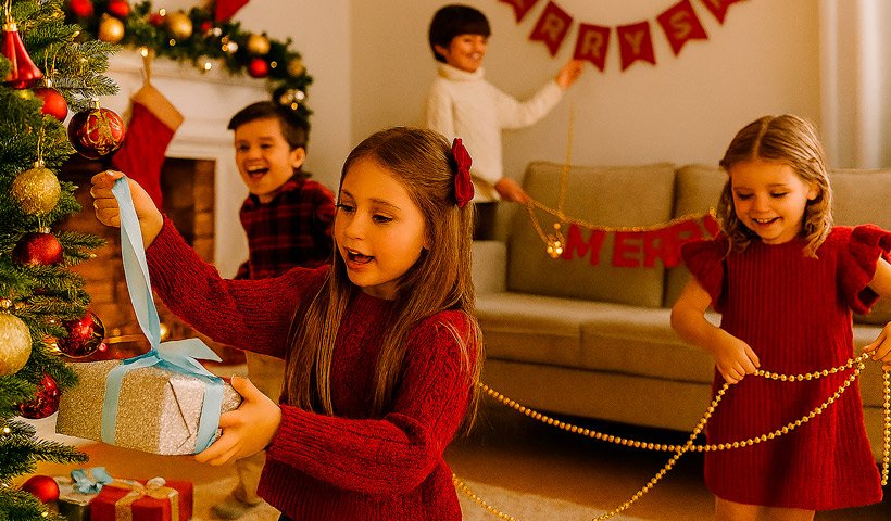 Decoraciones navideñas caseras que encantan a los niños