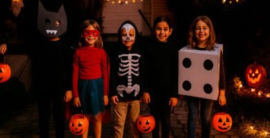 Guía de disfraces infantiles con materiales reciclados: Halloween sostenible