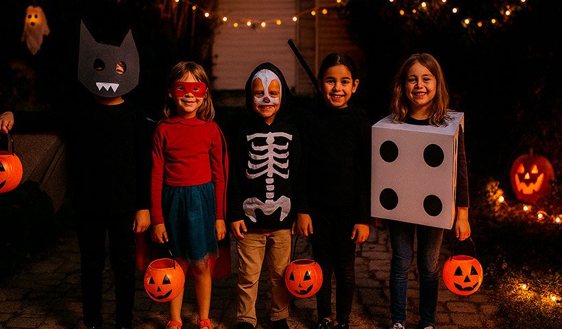 Guía de disfraces infantiles con materiales reciclados: Halloween sostenible