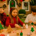 Manualidades navideñas para niños con materiales reciclados