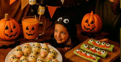 Recetas espeluznantes pero saludables para Halloween infantil