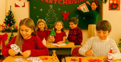 Actividades navideñas para colegios: guías prácticas