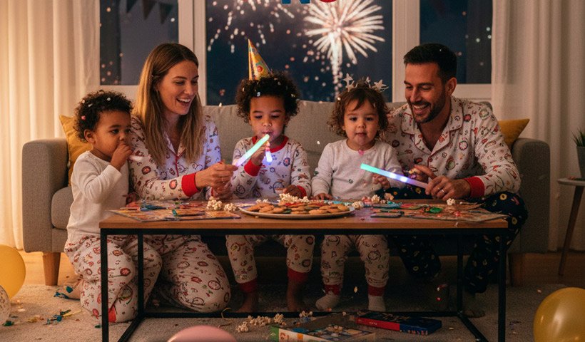 Año Nuevo: Cómo celebrar el 31 de diciembre con niños pequeños en casa (Guía completa para familias)
